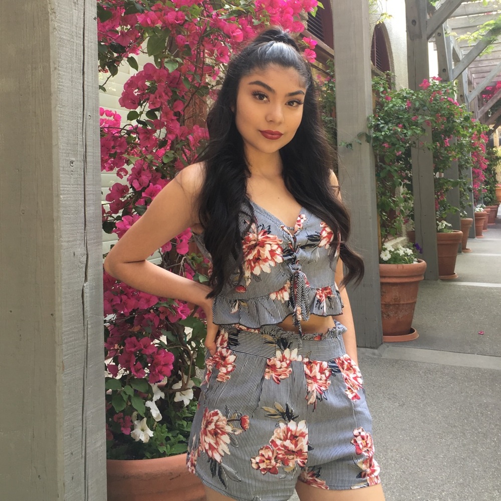 Two Piece Floral Set